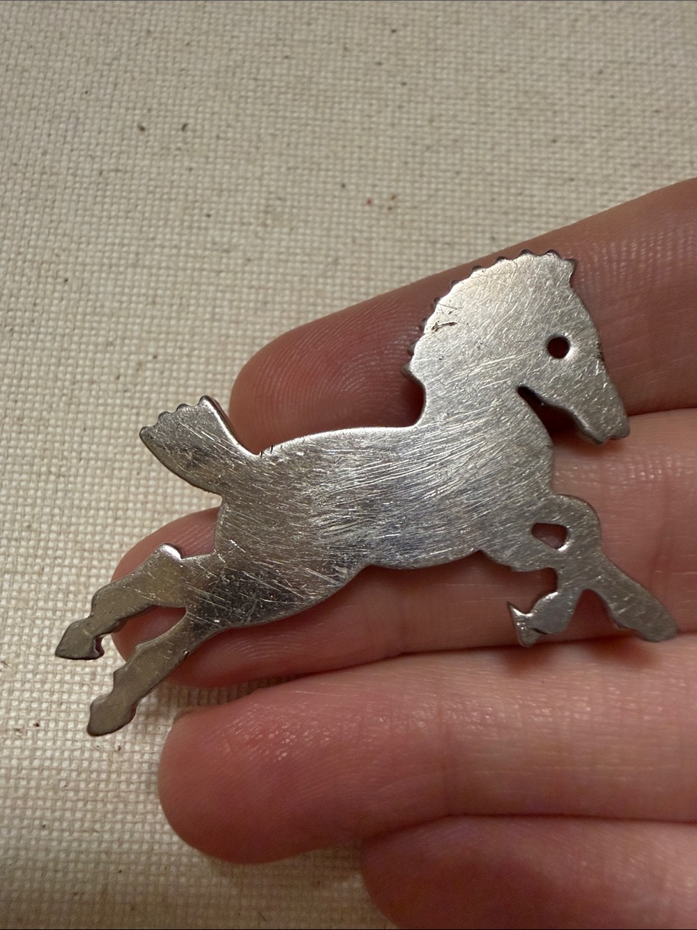 Sterling Silver Horse brooch Pin